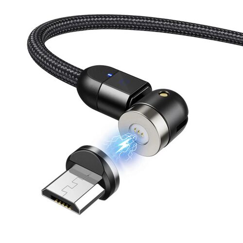 Adapter magnetyczny Maclean MCE477 Micro USB podłączony do kabla