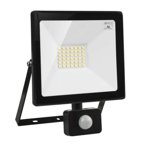 Maclean 30W LED Flutlicht mit Bewegungssensor, IP44, kaltweiß