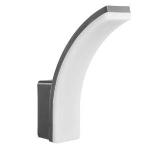 Lampka ścienna zewnętrzna LED Maclean MCE511, szara, nowoczesny design, wodoodporna IP65 - Lampa ścienna