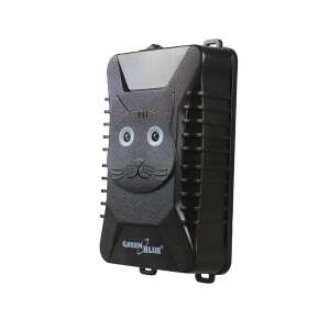 GreenBlue GB725 Ultraschall-Nagetier- und Marderabwehr, schwarz, schräge Ansicht - Nagetierabwehrgeräte