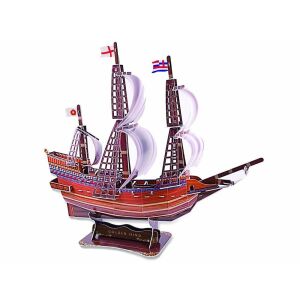 Magic Puzzle Golden Hind 3D Hajómodell - Puzzle & Kirakó