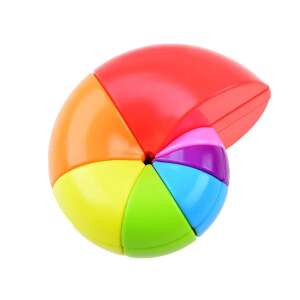 Nautilus Cube Puzzle-Spielzeug, bunt, Regenbogen, muschelförmig, für Kinder - Logikspiele