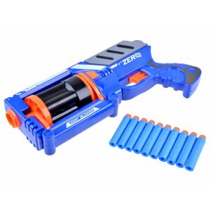 Zero Márka - Habpatronos Játékpisztoly - 10 Patronnal