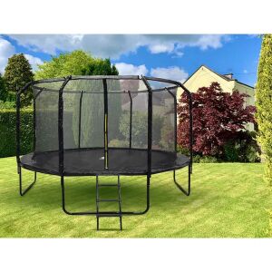 SkyFlyer 426 cm Családi Trambulin Biztonsági Hálóval Kerti Környezetben - Trambulin