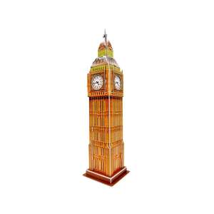 Złożony Londyn Big Ben 3D Puzzle, 30 elementów, szczegółowy model ikonicznego zabytku - Puzzle 3D