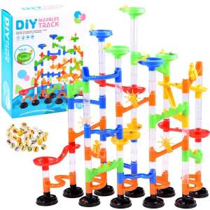 Színes golyópálya 136 elemmel