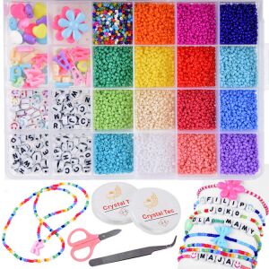 Színes gyöngykészlet kislányoknak - kreatív ékszerkészítés, kompletná súprava - Hračky na výrobu šperkov