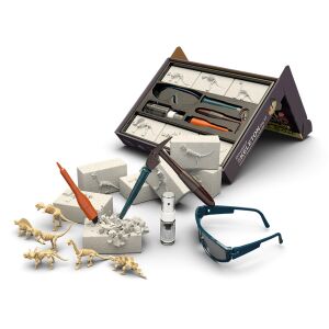 Mirthfeed Zestaw do Wykopywania Szkieletu Dinozaura - 6 w 1, narzędzia do wykopalisk, kości dinozaurów - Gra naukowa i odkrywcza