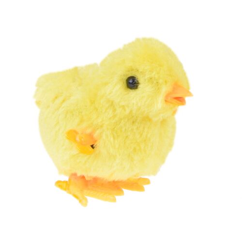 Žltá naťahovacia hračka kuriatko - 8 cm