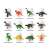 12 dinoszaurusz figura a Dino Egg Dig Kitben