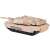 Összeszerelt XUJIA Abrams M1A2 Tank modell, oldalnézet