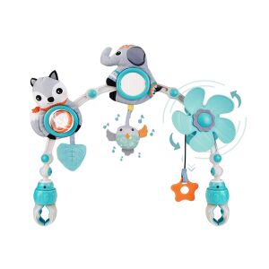 Baba Függő - Interaktív Játék - Állatos Motívum - Újszülött Kortól