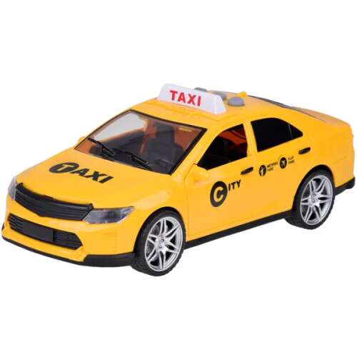 City Taxi Játékautó - Hang és Fény - 23cm