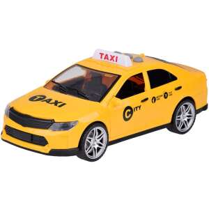 Mașină de jucărie taxi galbenă cu lumini și sunete, City Taxi, pentru copii - Nonbrand Maşinuţe
