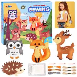 Erdei állatok filc készlet gyerekeknek