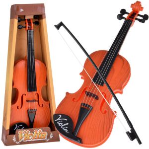 Set vioară de jucărie cu arcuș, ambalat și neambalat, 42cm, 4 corzi - Nonbrand Instrumente muzicale de jucarie