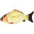 Mozgó Plüss Hal - Játék - 25cm, Jucărie de pluș pește portocalie