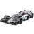 Az összeszerelt Technol Model F1 versenyautó építőkészlet ferde nézete