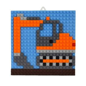 Q-BRiCKS Mozaik Építőjáték - Exkavátor Design - Q-Bricks