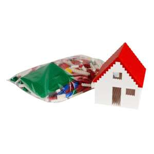 Q-BRiCKS® 1000-teiliges Bausteine-Set, klassische Häuser, mehrfarbig, enthält Grundplatten, Dachziegel und Steine - Q-Bricks