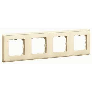 Legrand Cariva 4-es kapcsoló keret, bézs színű - Villanykapcsoló keret