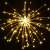 150 LED firework string lights, warm white, battery operated, close-up