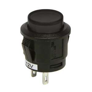 Black 12V 20A push button switch - Light Switch