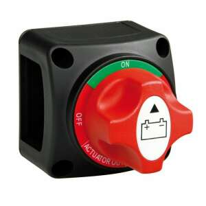 3-way battery switch, 200A, 12/50V, on/off/selector, black, red, green - Light Switch