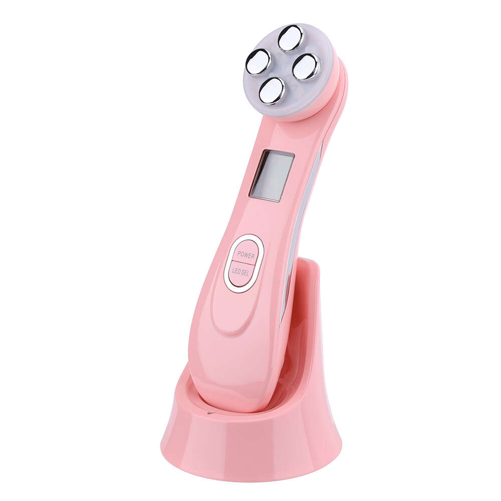 5-in-1 Facial Device, Mesotherapy and Radiofrequency, Pink