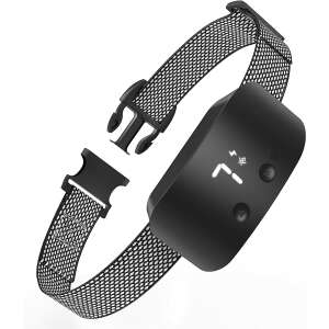 Rechargeable Electric Bark Collar with 7 Levels and 3 Correction Modes, Water and Dust Resistant, for All Dog Sizes