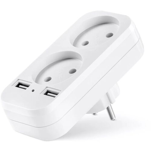 iUni AD1 Hidden Camera Power Adapter with Dual USB Ports