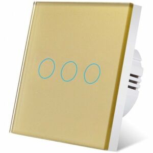iUni Gold 3-fach Touch Lichtschalter - IUni