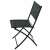 Jumi 2-seater balcony furniture set chair, black