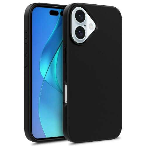 Fekete Cellect GoGreen iPhone 16 telefontok, környezetbarát és lebomló - Cellect