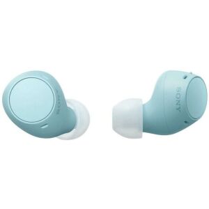 Sony WF-C510 True Wireless Earbuds - Blue, angled view - Headphone and Bluetooth Speaker