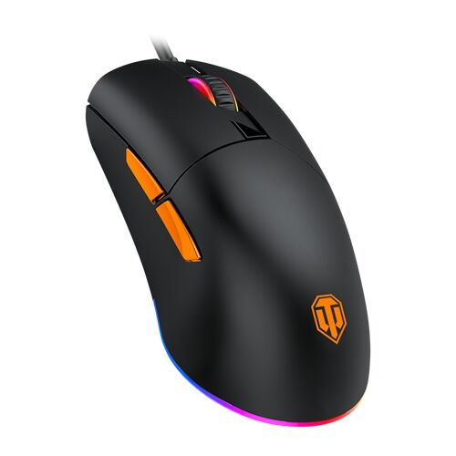 Yenkee YMS WT200 INTRUDER World of Tanks gaming mouse, angled view