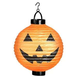 Lămpi de hârtie Widmann cu LED pentru Halloween, în formă de dovleac, 20 cm - Decorațiuni de Halloween