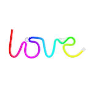 Forever Light Neon LED decorative light "LOVE" with remote control - RGB - Decorative Lamp
