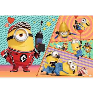 Dokončené Trefl puzzle s 60 dielikmi s Minionmi z filmu Zlodejský Ja 4 - Puzzle
