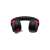 HyperX Cloud Mini Gaming Fejhallgató, fekete és piros, vezetékes, mikrofonnal, felülnézet