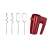 Russell Hobbs Desire Red kézi mixer 2 habverővel és 2 dagasztóvillával