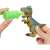 Gross-a-Saurus kék dinoszaurusz figura, amelyet zöld nyálkával etetnek, MGA Entertainment