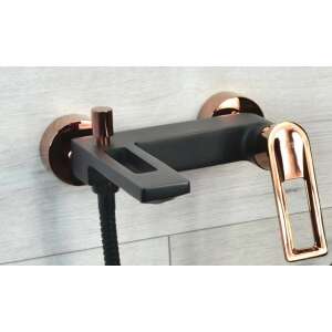 SOTBE Loft Zuhanycsaptelep - Fekete-Rózsaarany 109786112 - Nonbrand Csaptelep