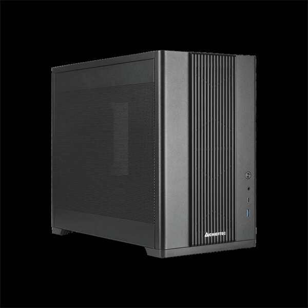 Chieftec ház uni, matx, 1x120mm ventilátor, tápegység nélkül, fek...