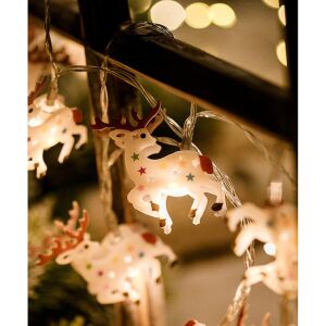 Karácsonyi Rénszarvas Fényfüzér - 2x2m, 20 LED, ghirlandă luminoasă cu reni, decorațiune de Crăciun - Nonbrand Ghirlande luminoase