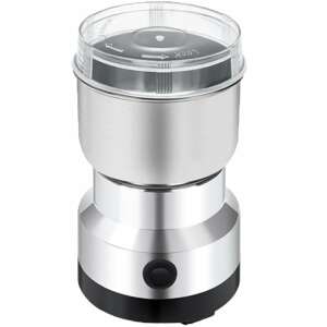 Electric coffee and spice grinder, 200W, 50g capacity, silver - Coffee Grinder