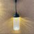 Illuminated LED string light bulb with warm white light