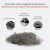 Infographic showing dust mites and their feces causing lung problems