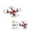 Andowl F35 4K foldable drone set on white background