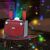 XY899 Karaoke Speaker with microphones in use, LED light, home party setting
